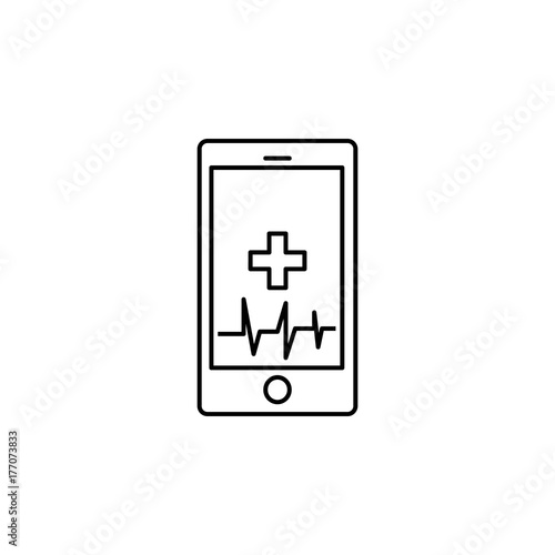 Free Download Technology Trends phone health pulse Icon - GFXLoad