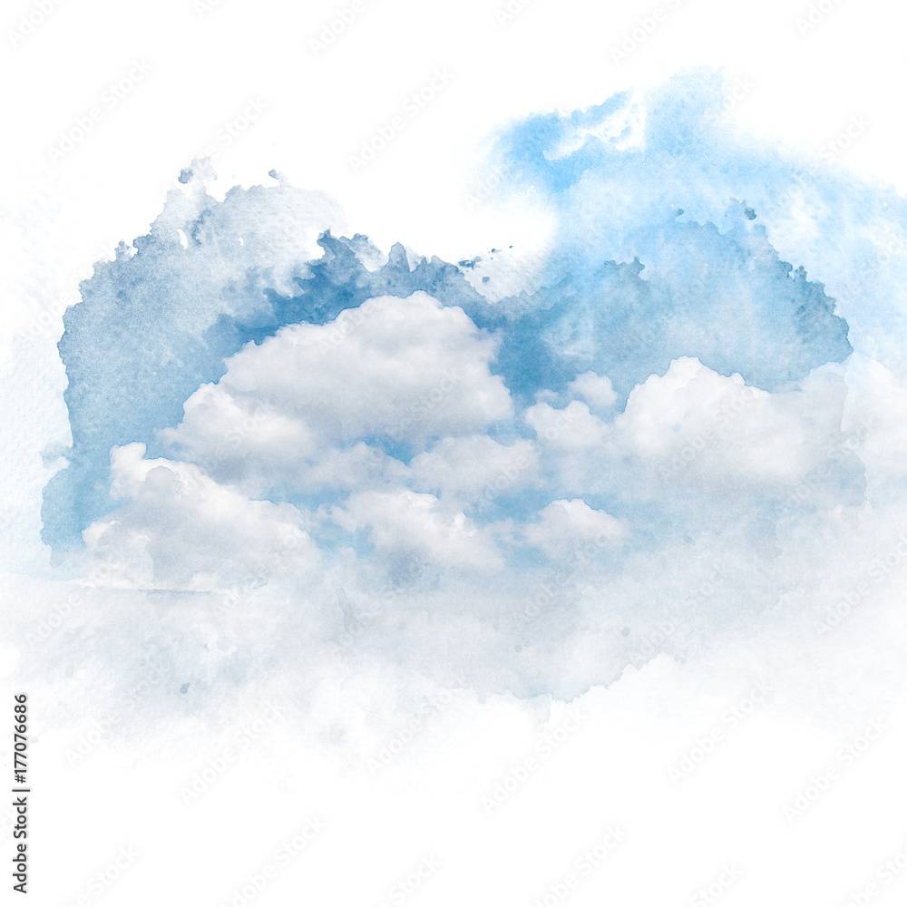 Blue sky with white cloud. Blue sky with white cloud.