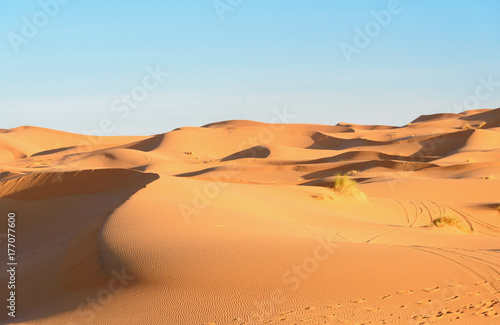 Erg Chebbi Sand dunes near Merzouga  Morocco