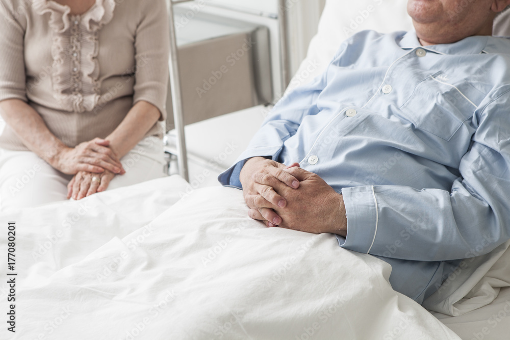 Obraz premium The wife who came to see her husband