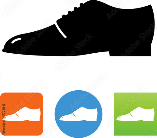 Vector Men's Dress Shoe Icon