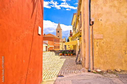 Colorful architecture of historic town of Nin © xbrchx