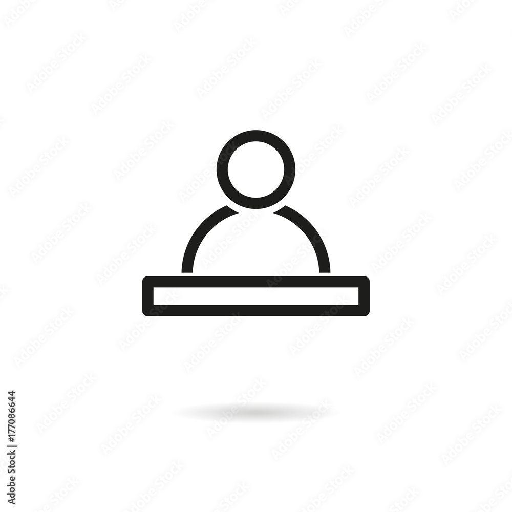 Registration vector icon. Registration vector icon.