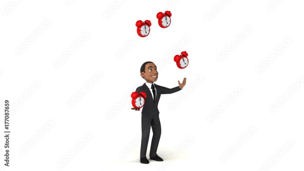Fun businessman - 3D Animation Fun businessman - 3D Animation