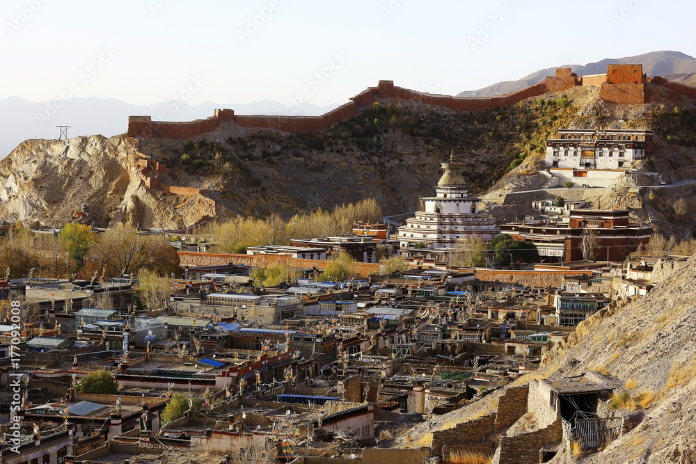 Obraz premium Tibetan landscape travel