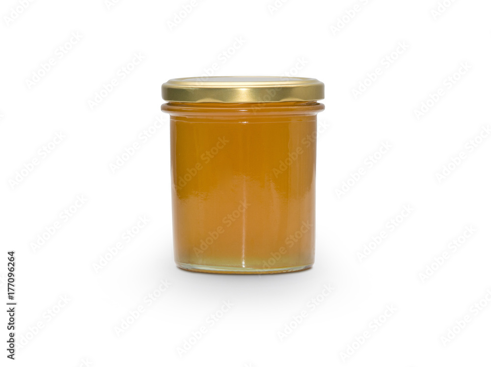 Glass of liquid honey Glass of liquid honey