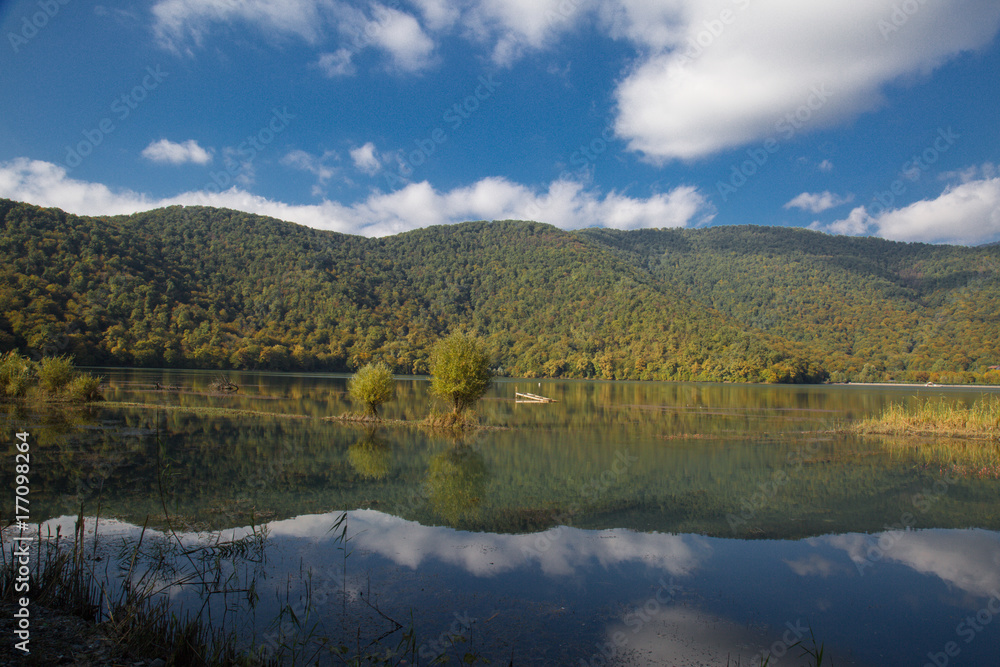 Water flood landscape. Water flood landscape.