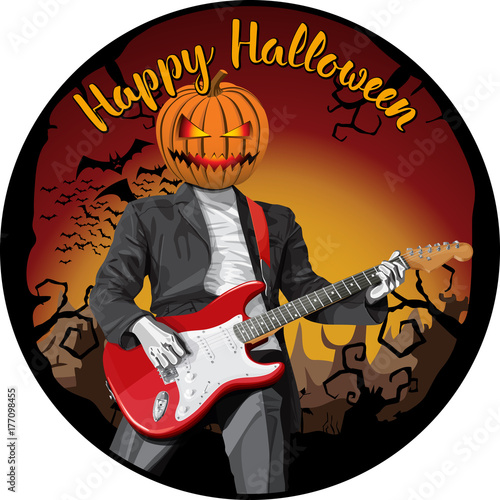 Vector Halloween concept