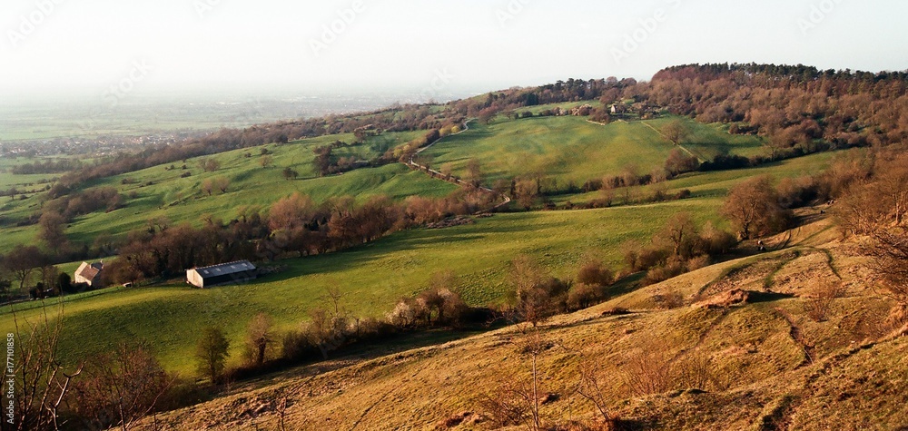 Naklejka premium Cleeve hill in Gloucestershire