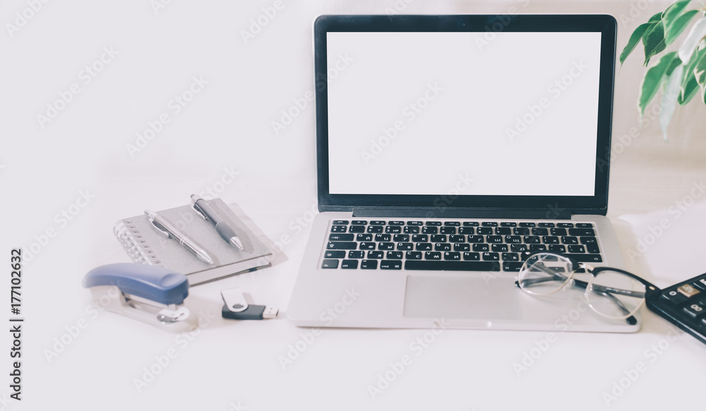 Laptop On Table Laptop On Table