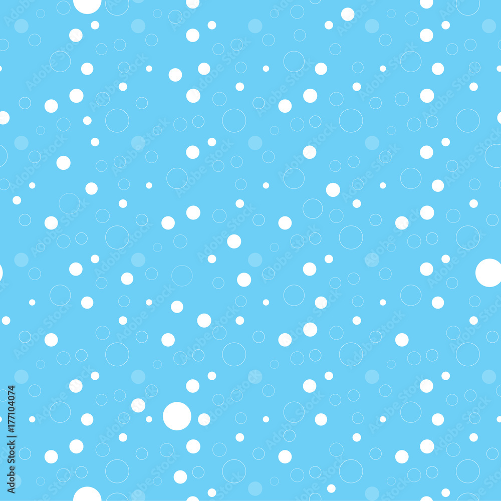 the abstract blue winter background