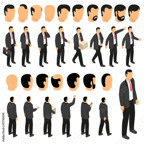 Businessman Character Creation Set
