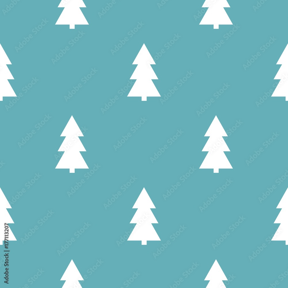 Christmas tree pattern seamless blue Christmas tree pattern seamless blue