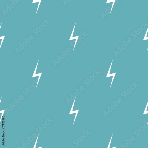 Lightning pattern seamless blue