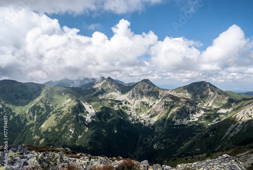 Rohace from Jakubina peak in Western Tatras mountains in Slovakia