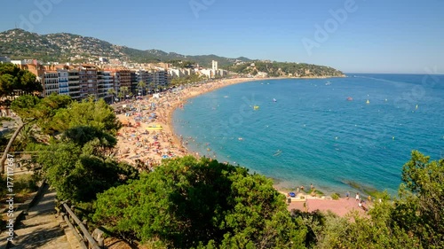 Timelapse Video of Lloret de Mar Seafront, Catalonia, Spain