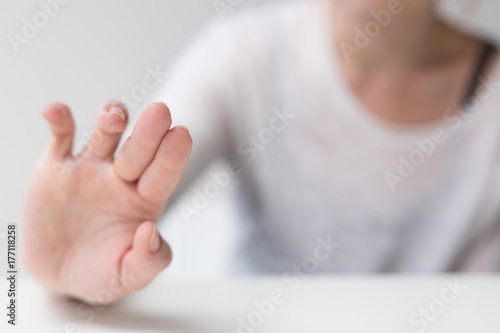 girl touch