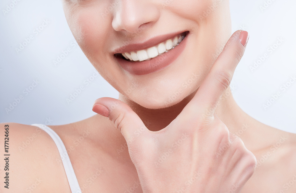 Obraz premium White teeth