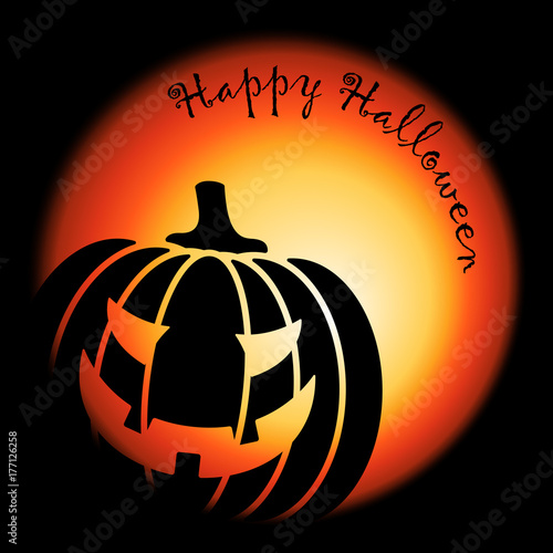 Halloween Mond - Kürbis
