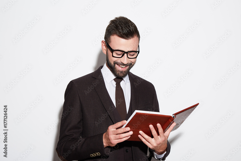 Handsome man at white background Handsome man at white background
