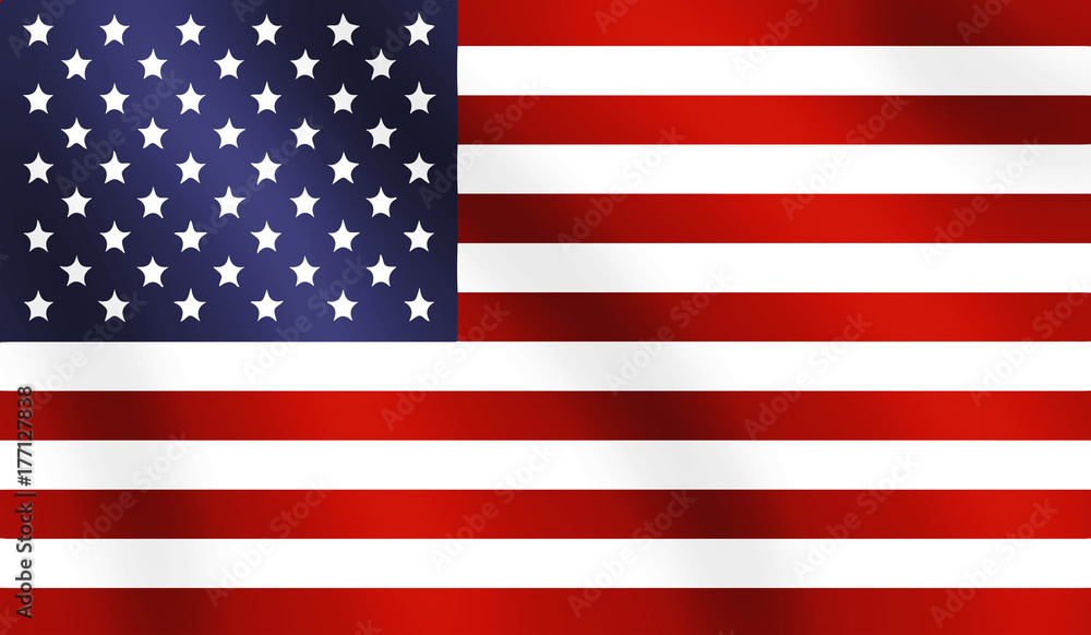 Fototapeta premium american flag illustration
