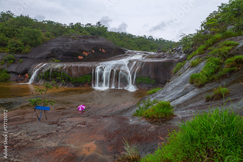 Tham Phra waterfall in Rain Forest inThailand
 photo