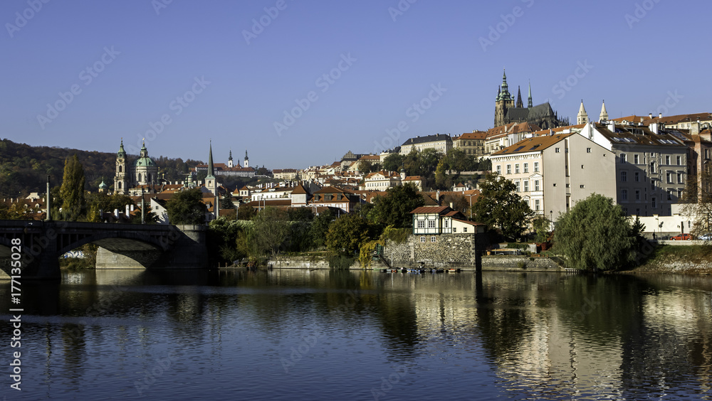 Prague and the river Vltava