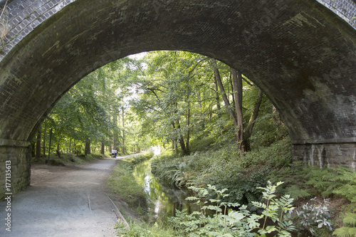 Stone Bridge on Shropshire Union Canal; Llangollen; Wales