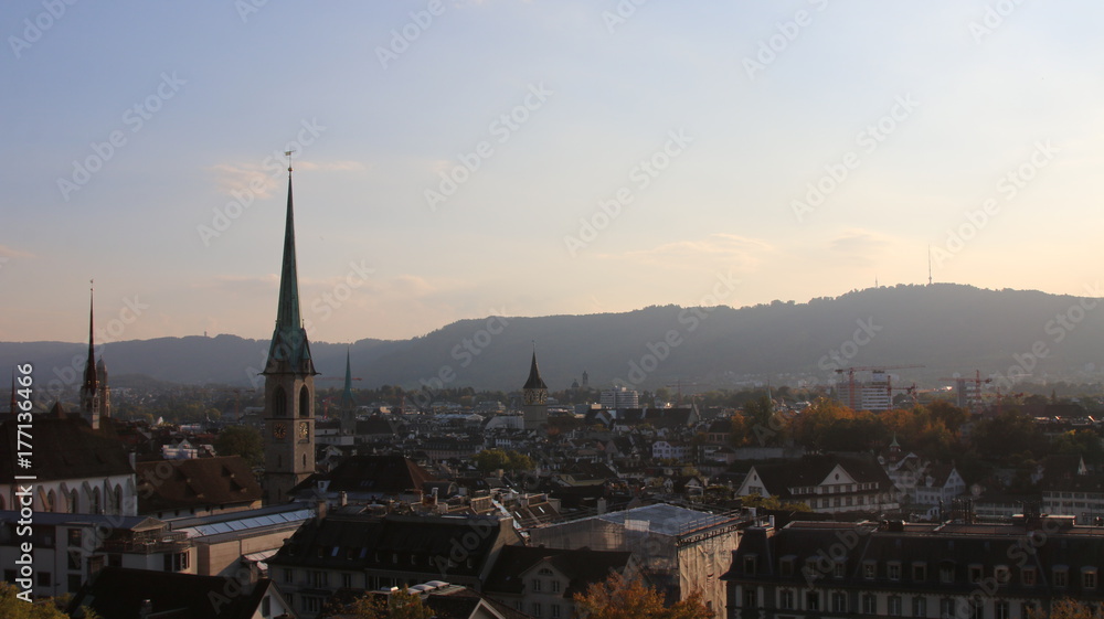 Fototapeta premium Zurich, Switzerland