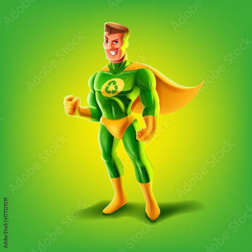 superhero recycle