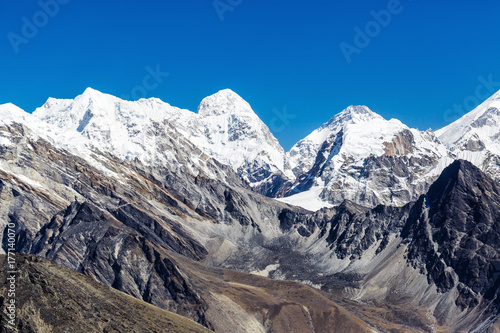 Snowy mountains of the Himalayas © gorov