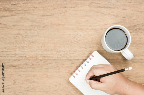 writing note concept
