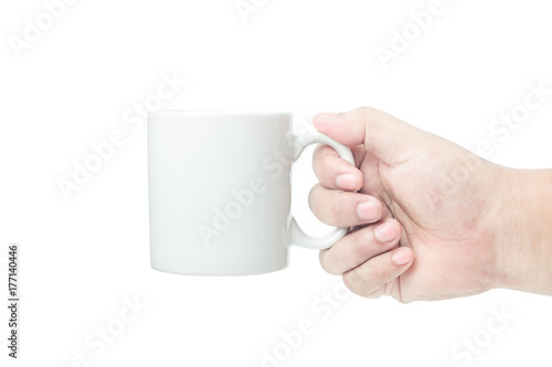 hand holding cup