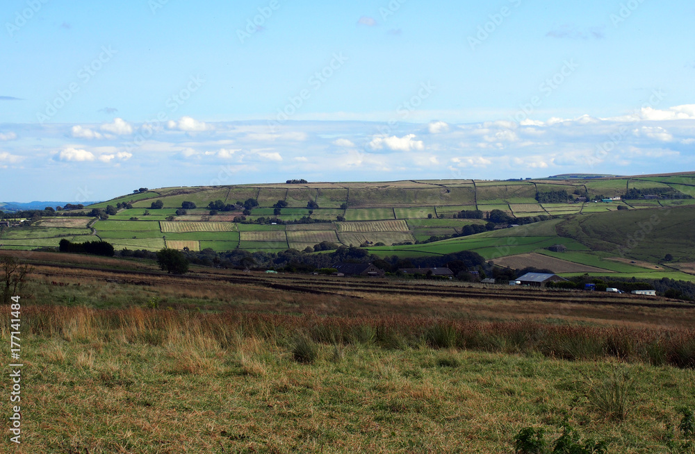 west yorkshire landscape in blackshaw head near hebden bridge west yorkshire
