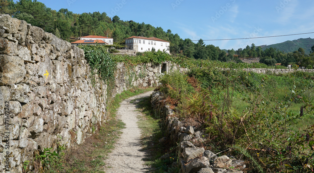 Pilgrim trail, Camino de Santiago, Portugal