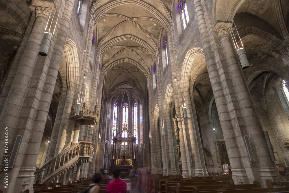 The Saint-Salvi Collegiate Church in Albi, France. A World Heritage Site since 2010.