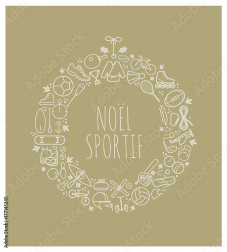 noël, christmas, 24 décembre, père noël, décoration, fête, sport, cadeau, paquet, offrir, idée, loisirs, 