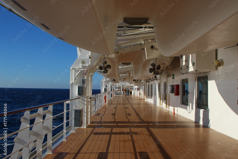 Obraz premium pont de paquebot