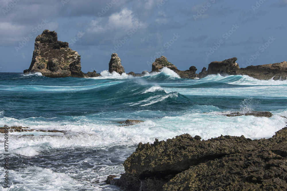 Fototapeta premium Pointe des châteaux - Guadeloupe