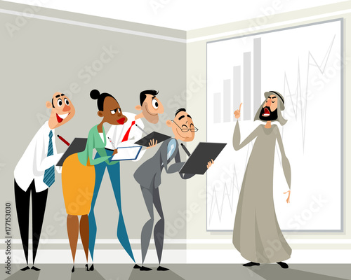 Presentation of the arab businessman