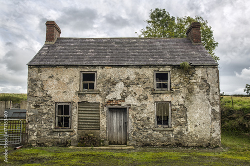derelict farm house