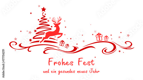 Weihnachtsbaum und Elch