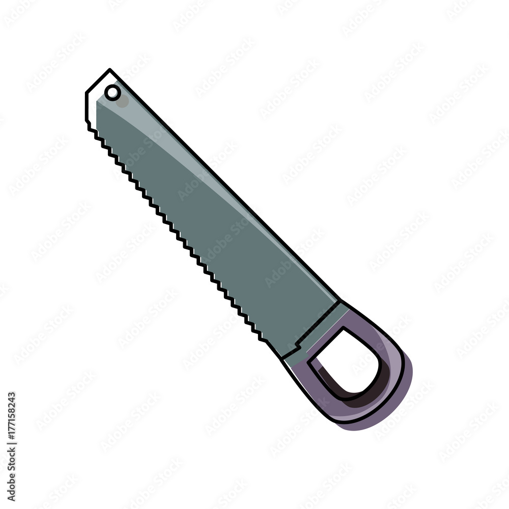 hand saw vector illustration hand saw vector illustration