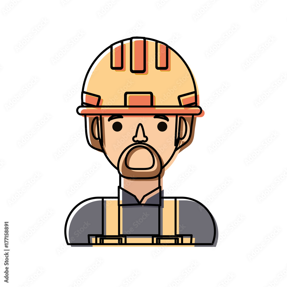 working man vector illustration