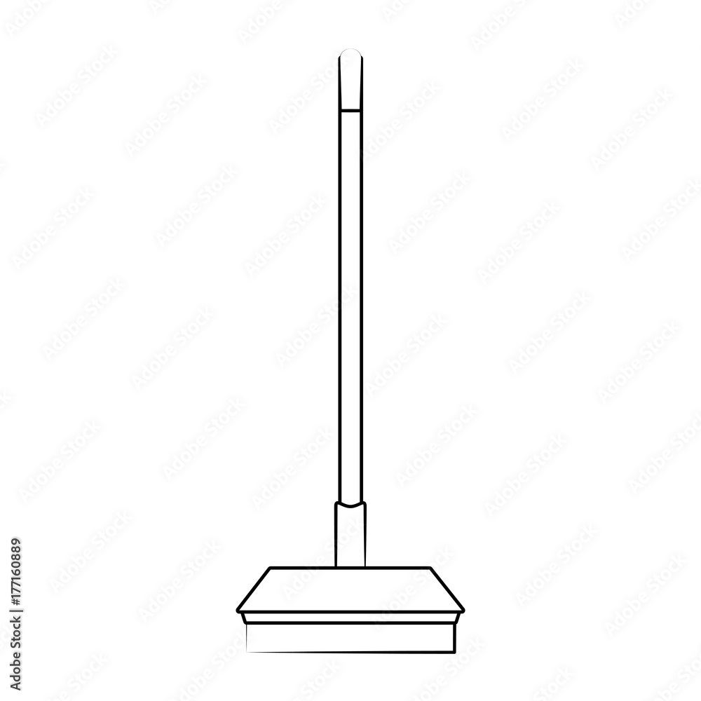 Broom home tool icon vector illustration graphic design Broom home tool icon vector illustration graphic design