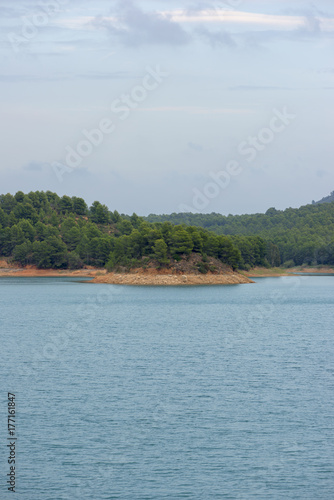 The sichar reservoir in Castellon, Valencia, Spain