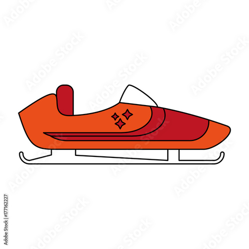 bobsleigh icon vector illustration graphic design