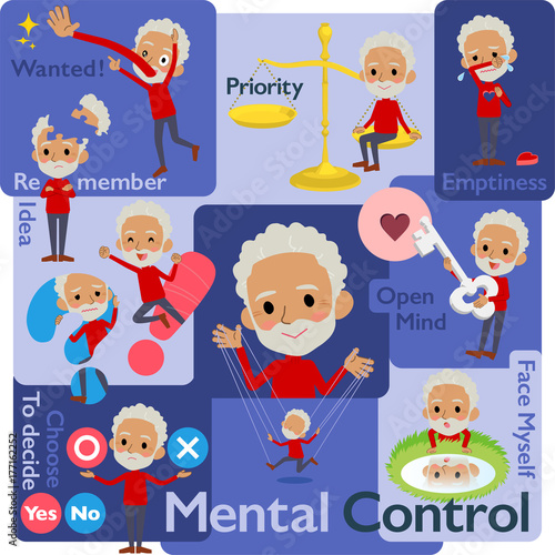 red high neck old man black_Mental & volition