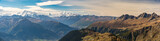 Panoramic view on Swiss Alps from Bettmeralp