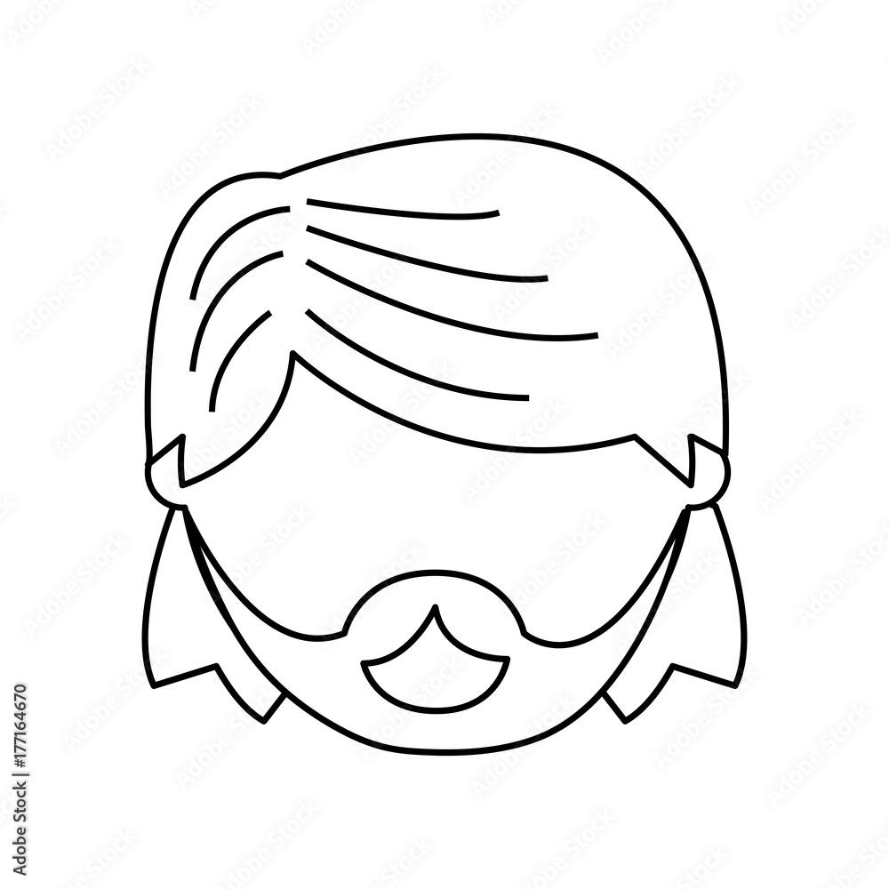 man head vector illustration man head vector illustration